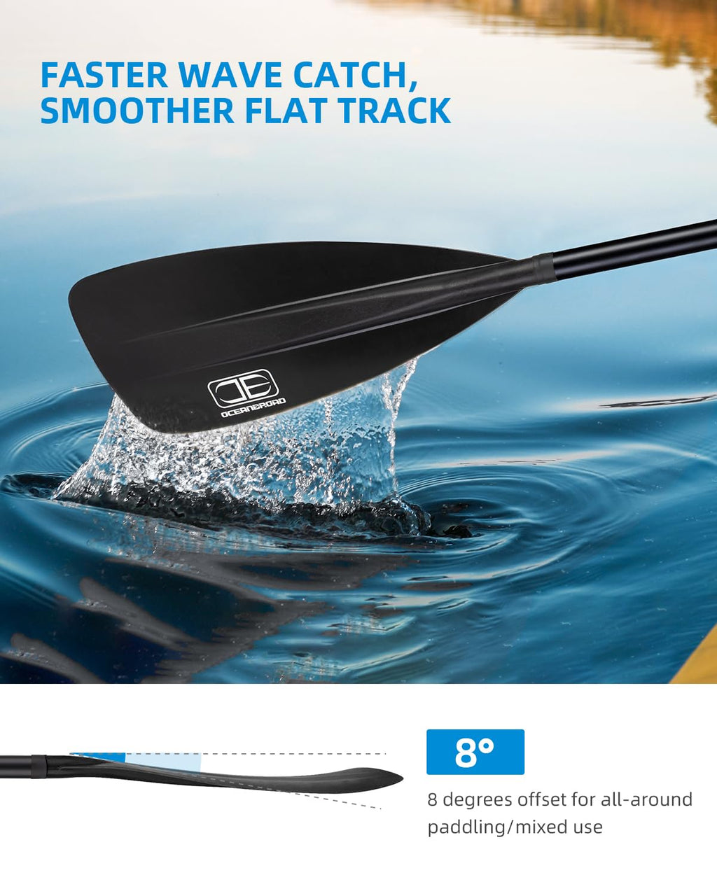 Adjustable Aluminum Alloy SUP Paddle V2401