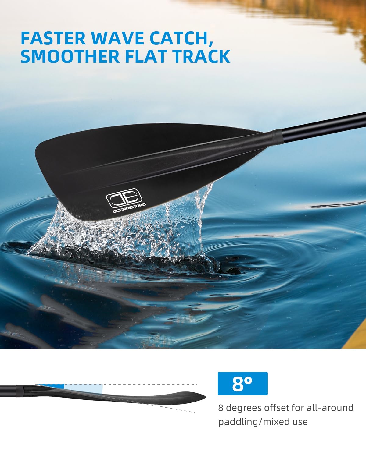 Adjustable Aluminum Alloy SUP Paddle V2401