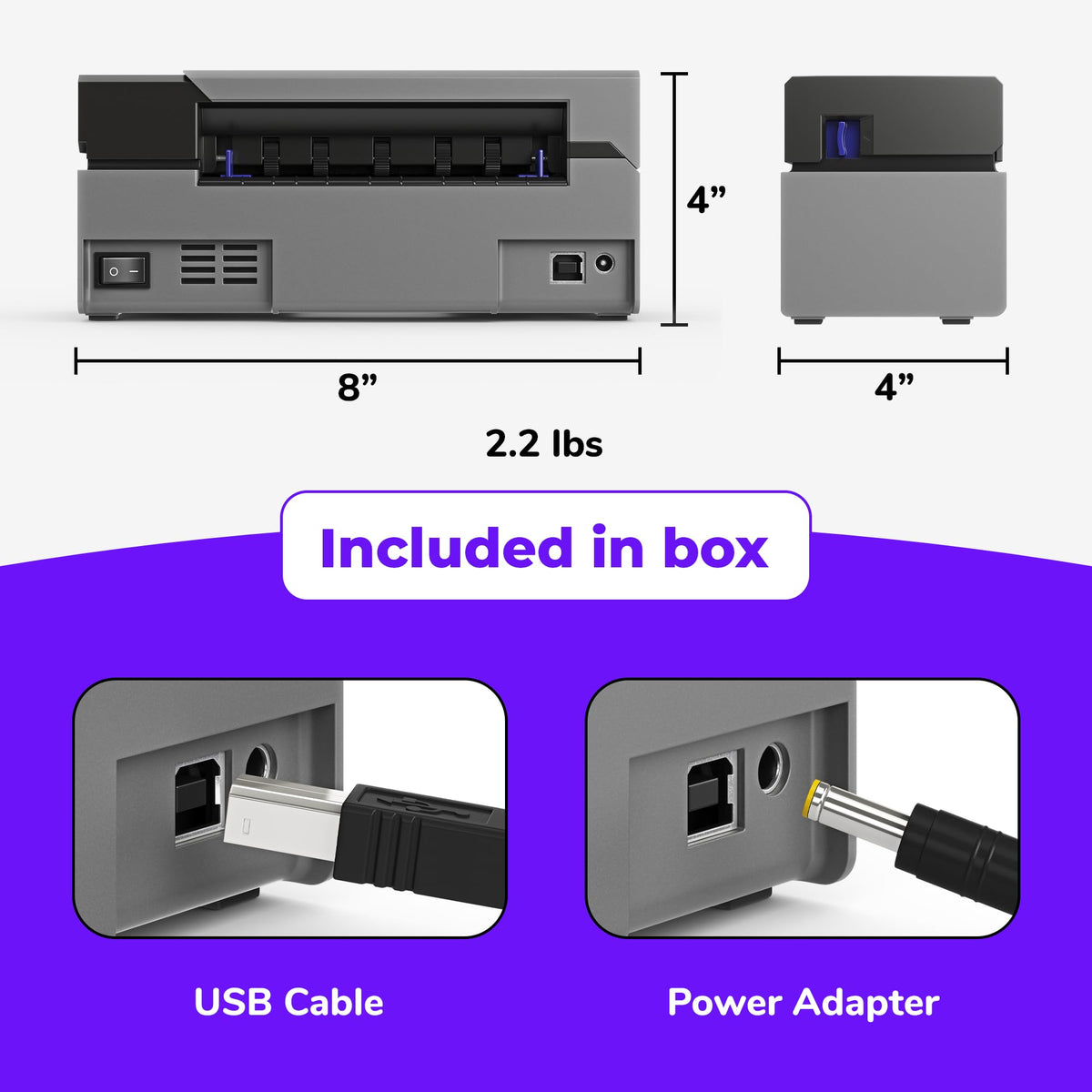 USB 4x6 Thermal Printer Q851692