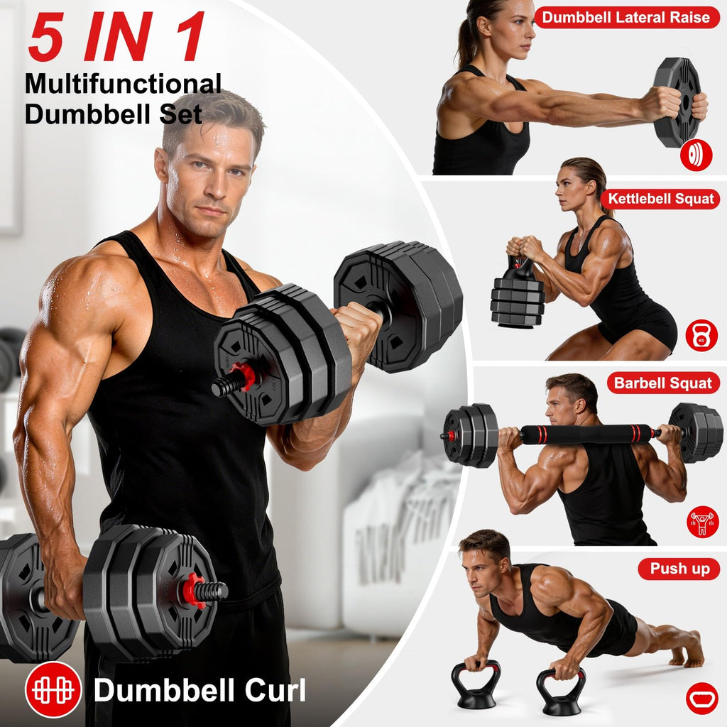 Adjustable Dumbbell Set 5in1 L615