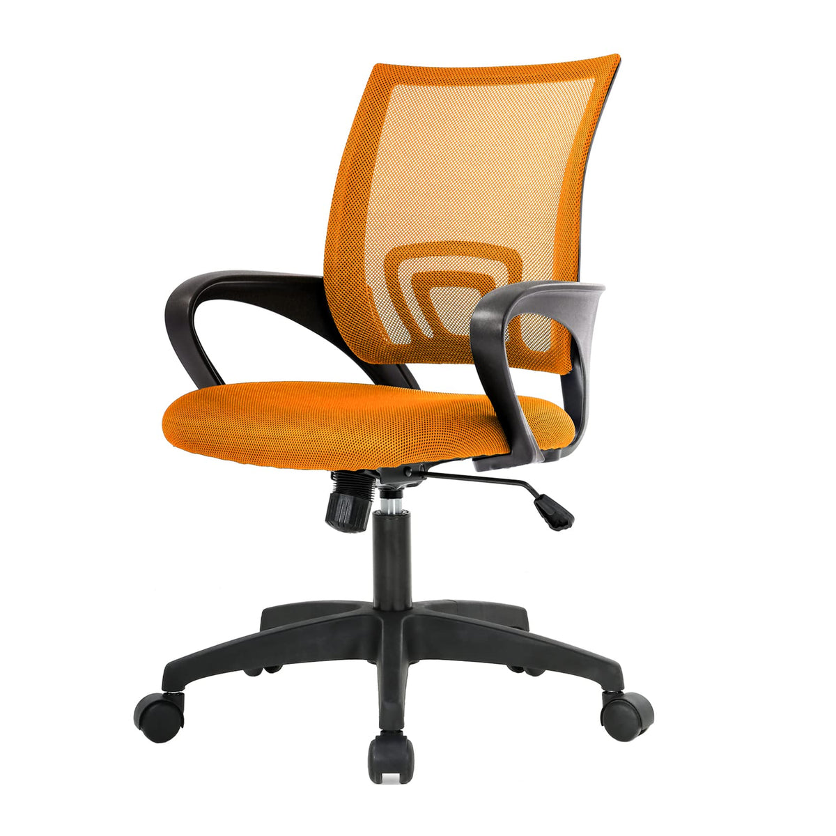 Ergonomic Orange Mesh Office Chair with Lumbar Support C2188