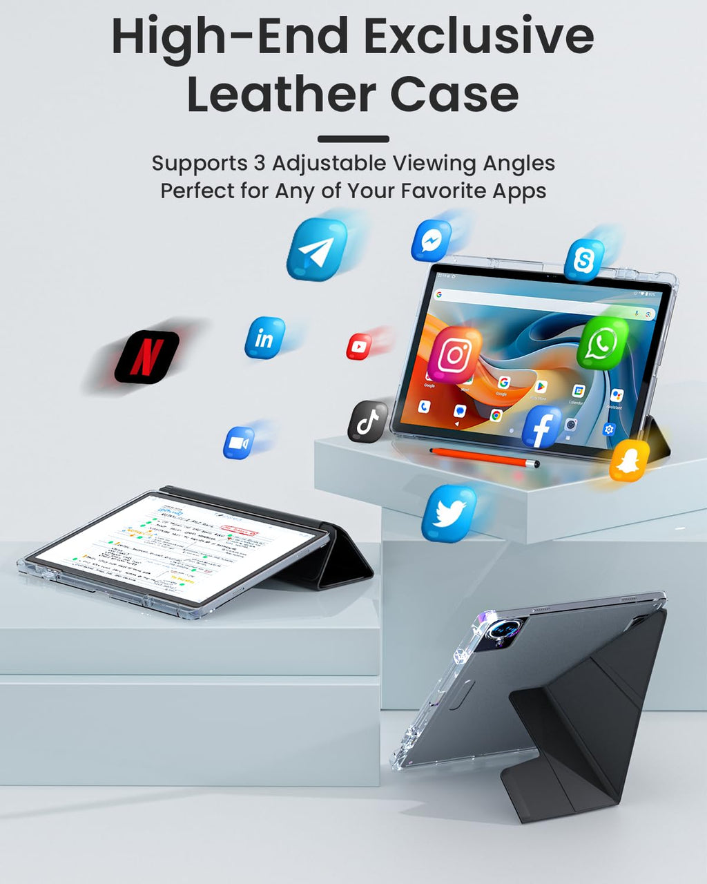 14 Inch Android 15 Tablet, 16GB RAM+256GB ROM, 1920x1200 FHD IPS Display Y985