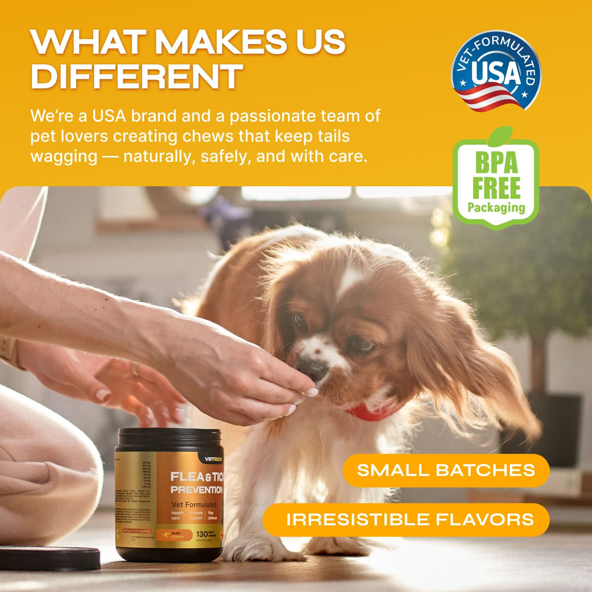 Flea and Tick Chewable Soft Treats for Dogs D38296