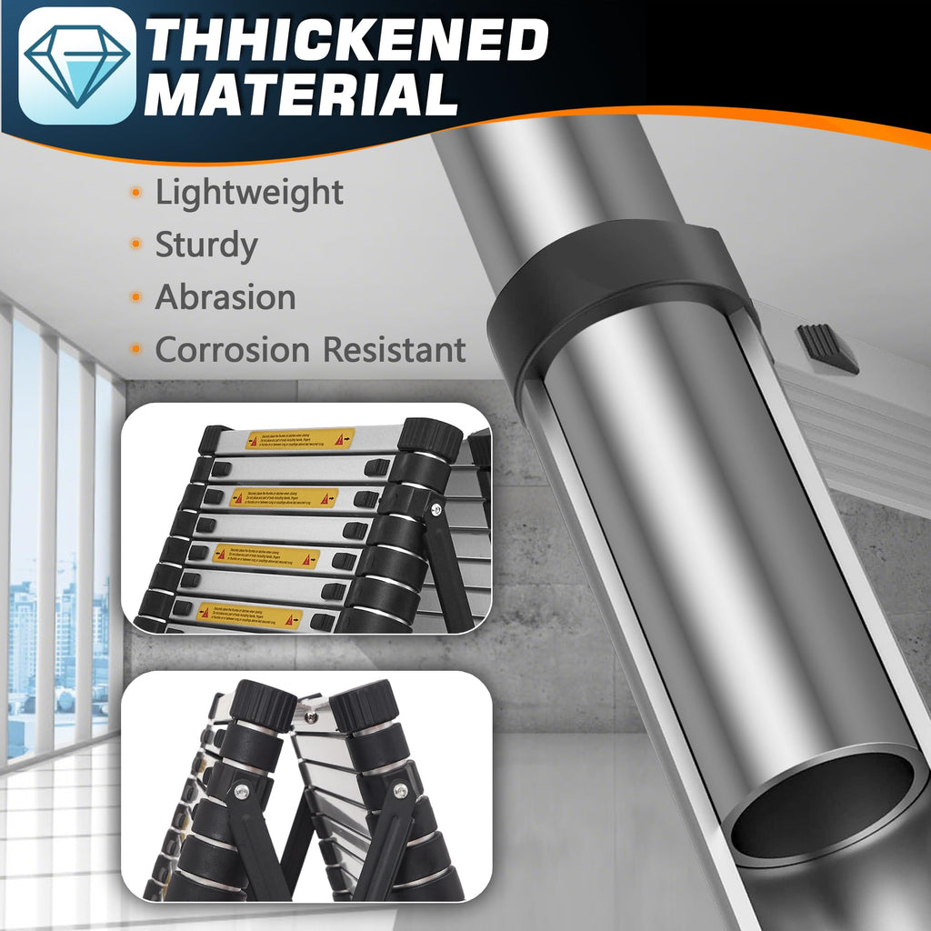 8.53 FT Aluminum Telescoping Ladder R346590