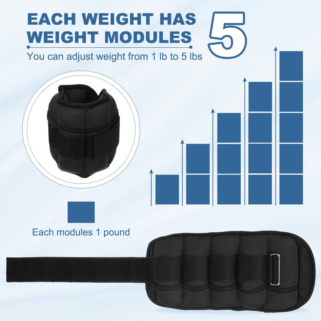 Adjustable Ankle Weights T7705