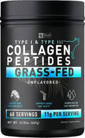 Hydrolyzed Collagen Peptides Powder, 10g Protein, Unflavored, 23.53 oz H339236