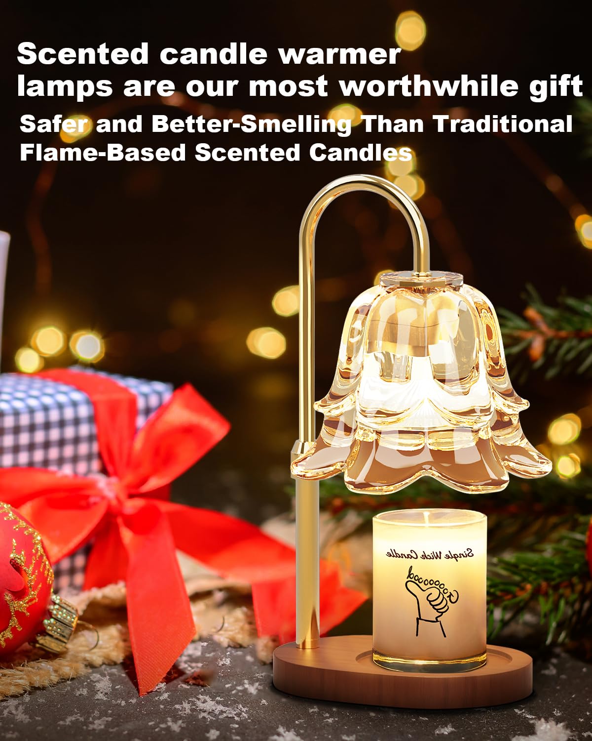 Dimmable Height Adjustable Candle Warmer Lamp with Timer J238