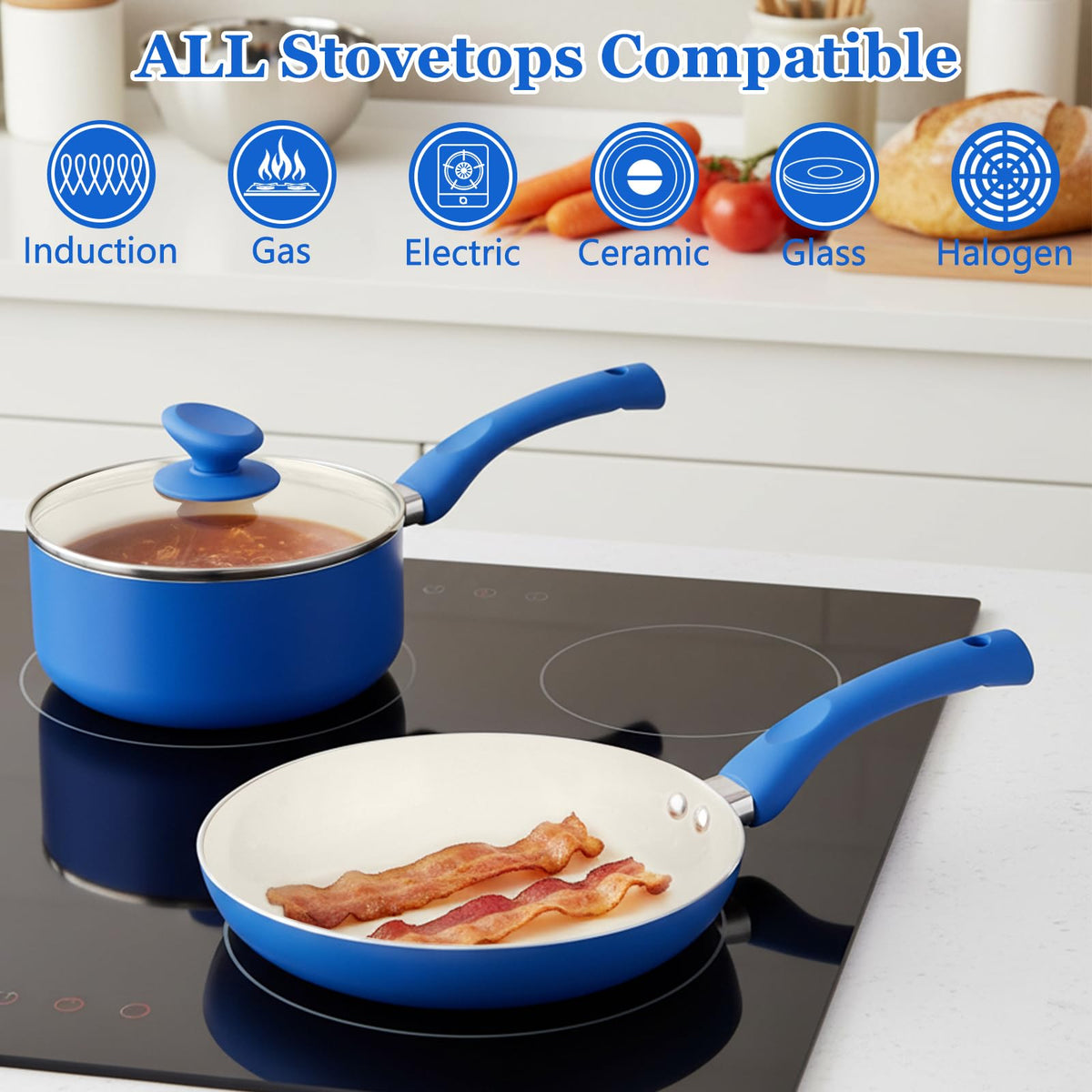 Ceramic Nonstick 12 Piece Cookware Set Z353