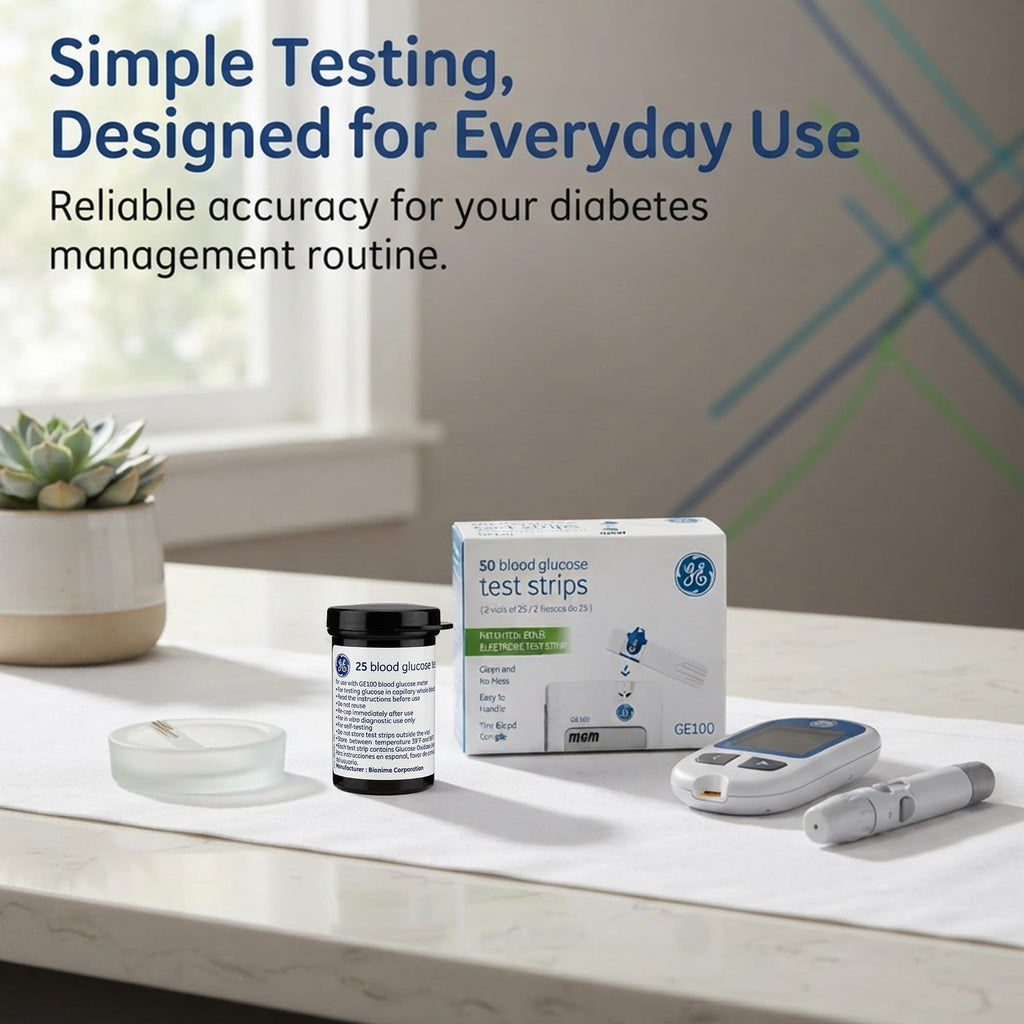 Blood Glucose Test Strips 50ct Y4868