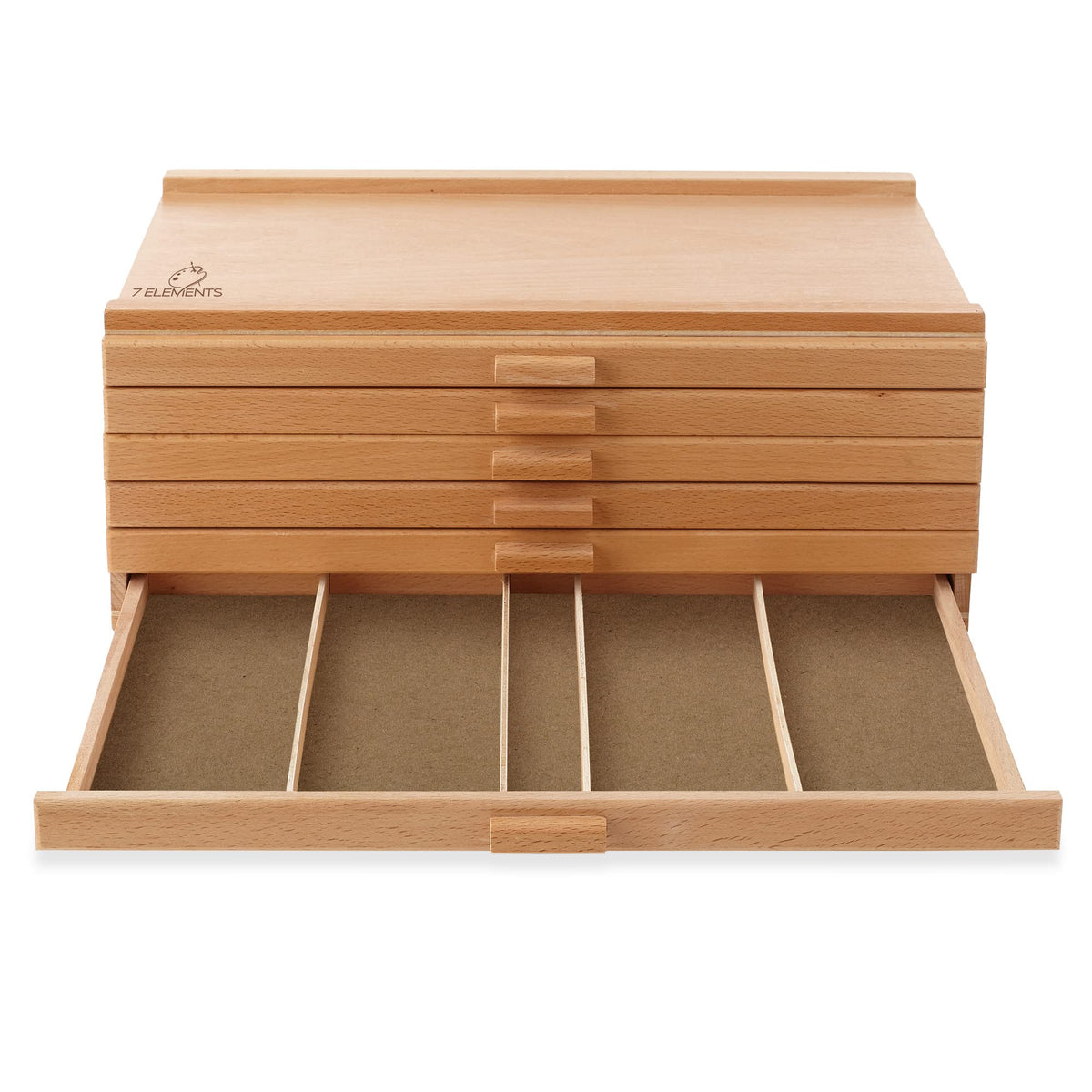 6 Drawer Wooden Artist Storage Box C51692