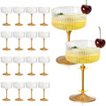 24 Pcs 9 Oz Champagne Martini Glasses Set U703303