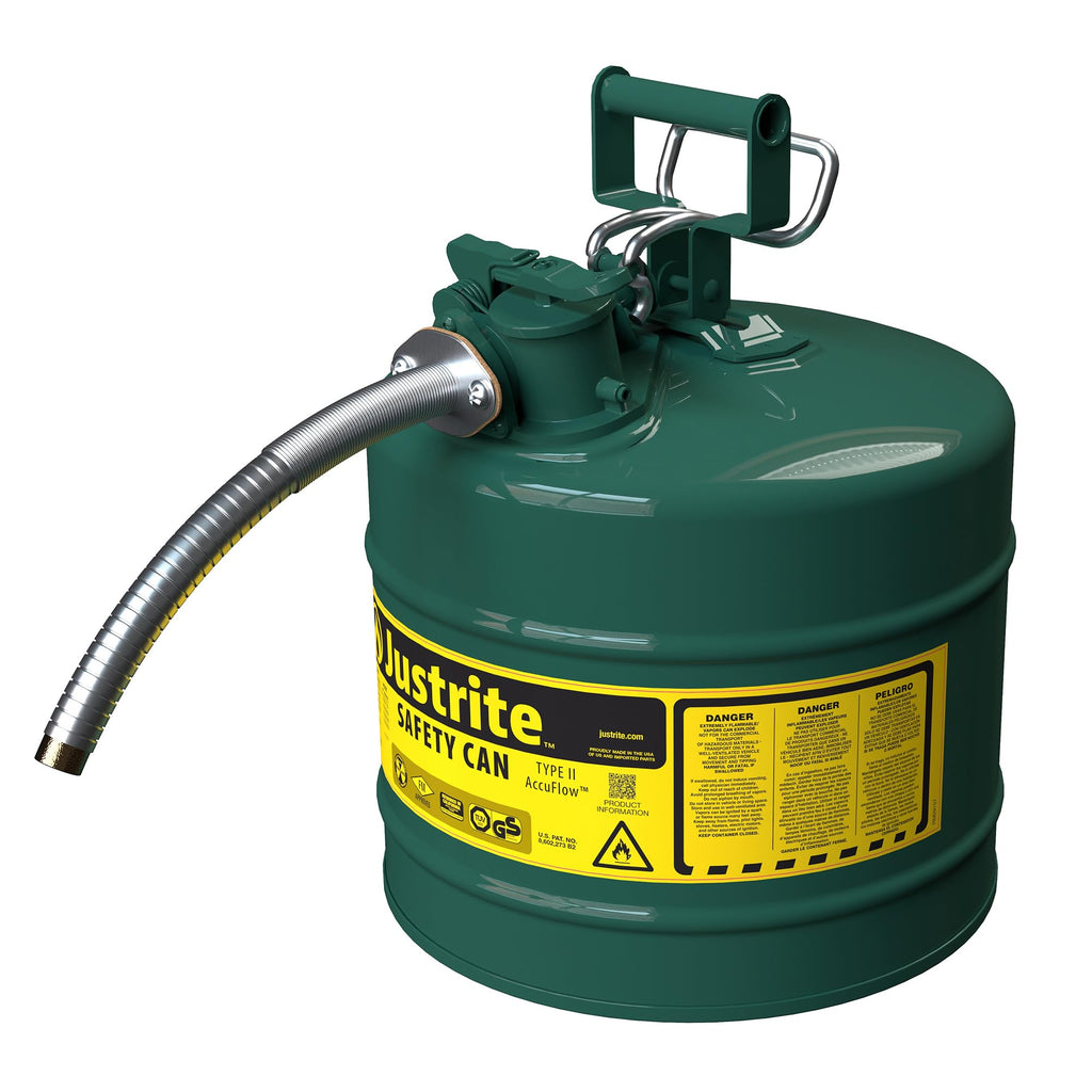 Green Galvanized Steel Safety Can S1929