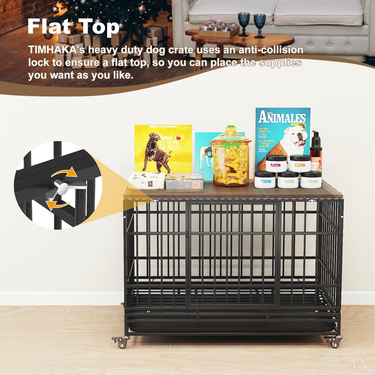48 Inch Heavy Duty Dog Crates H478