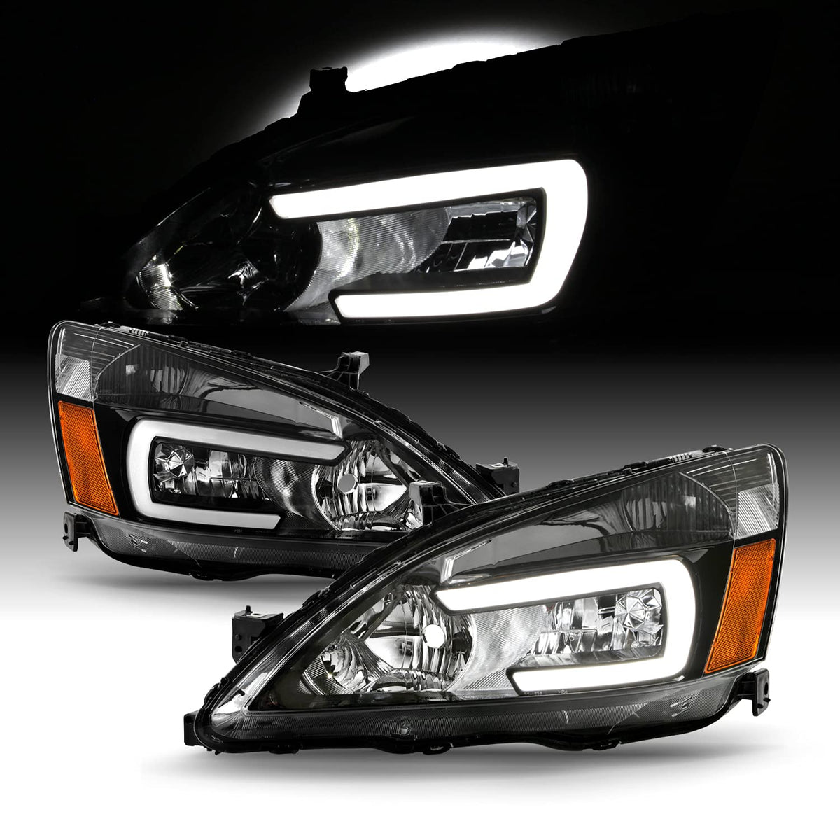 Black Headlights Pair X97712