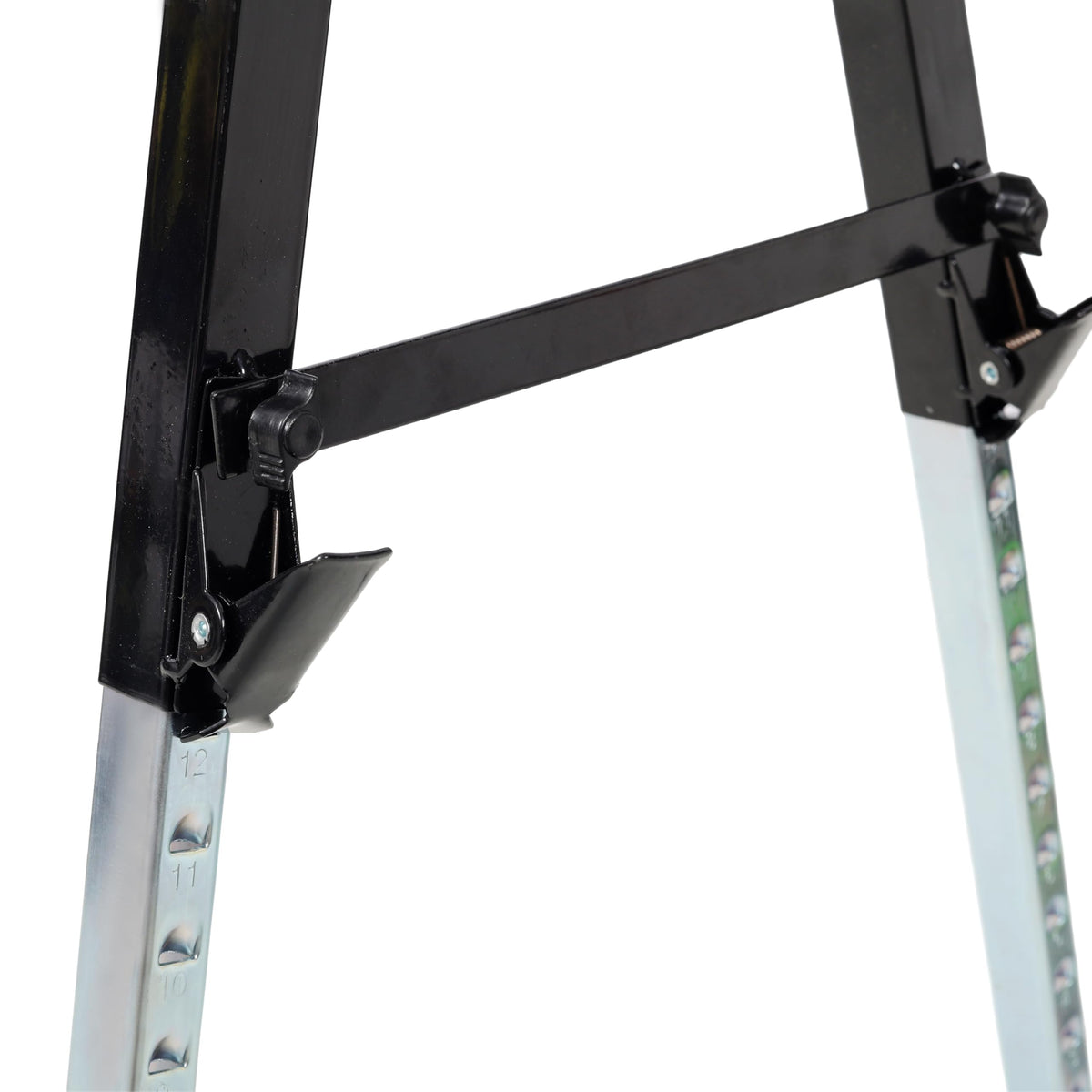 2-Pack Heavy-Duty Folding Sawhorses, 12-Position Adjustable, 660lbs Capacity R7080