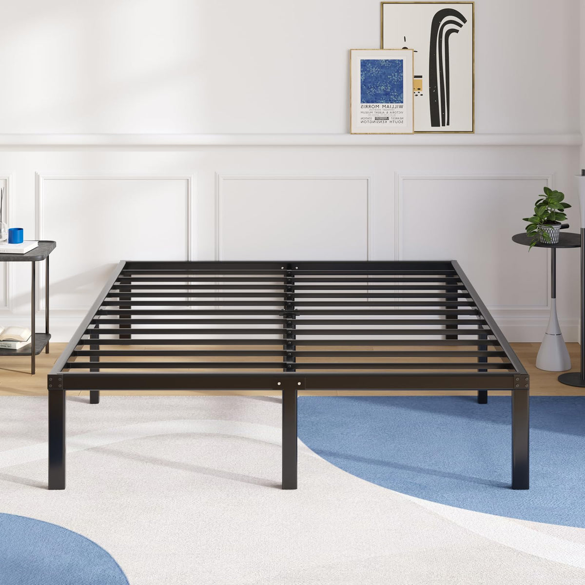 Queen Size 18 Inch Metal Platform Bed Frame Z518