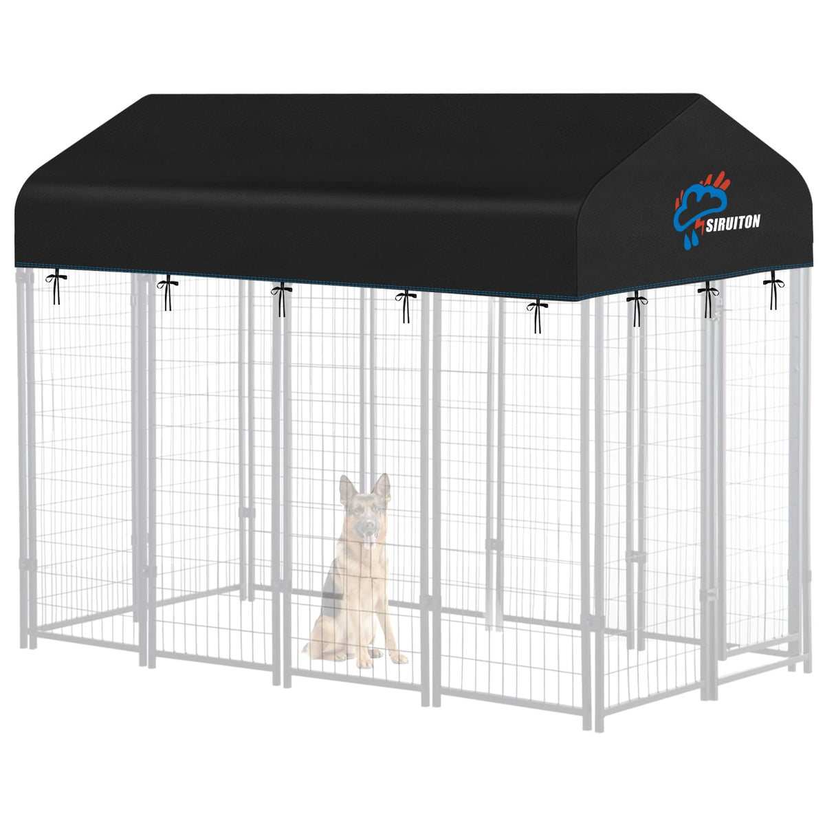 8x4FT Heavy Duty 600D Oxford Dog Kennel Replacement Cover A1966
