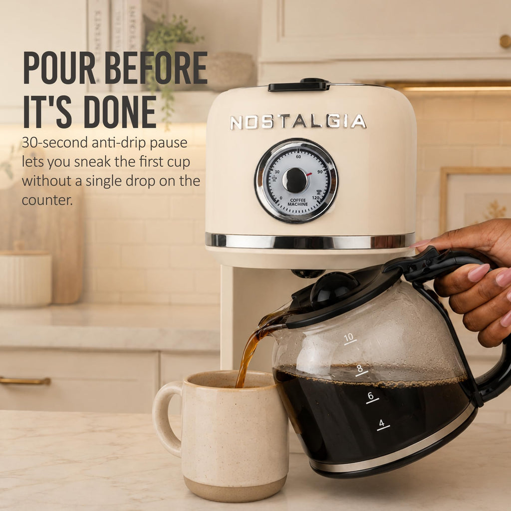 Cream 10 Cup Coffee Maker C668970
