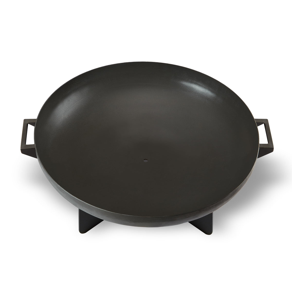36” Round Wood Burning Steel Fire Pit with Spark Screen, Poker, Log Grate and Storage Cover J550