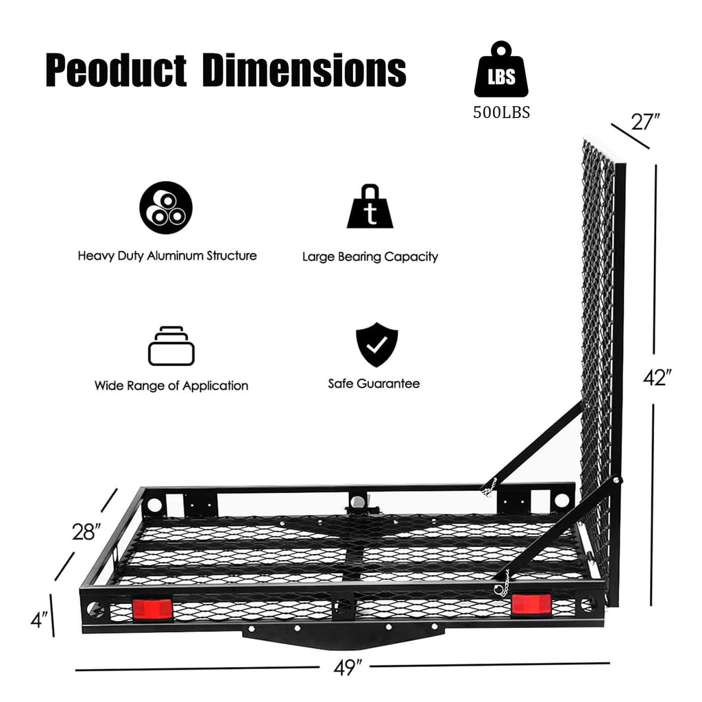 Hitch Cargo Carrier with Ramp F25204