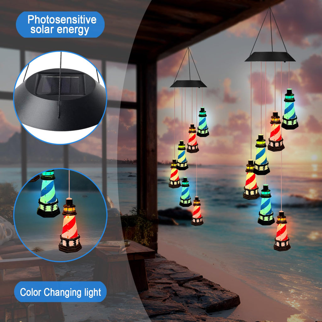 Color Changing LED Wind Chimes D7430