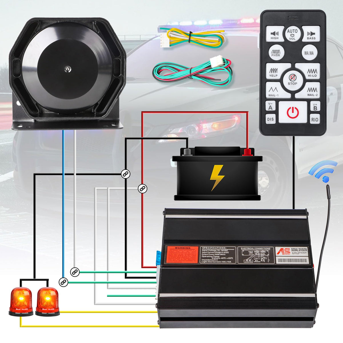 Emergency Siren Pa System Y9357