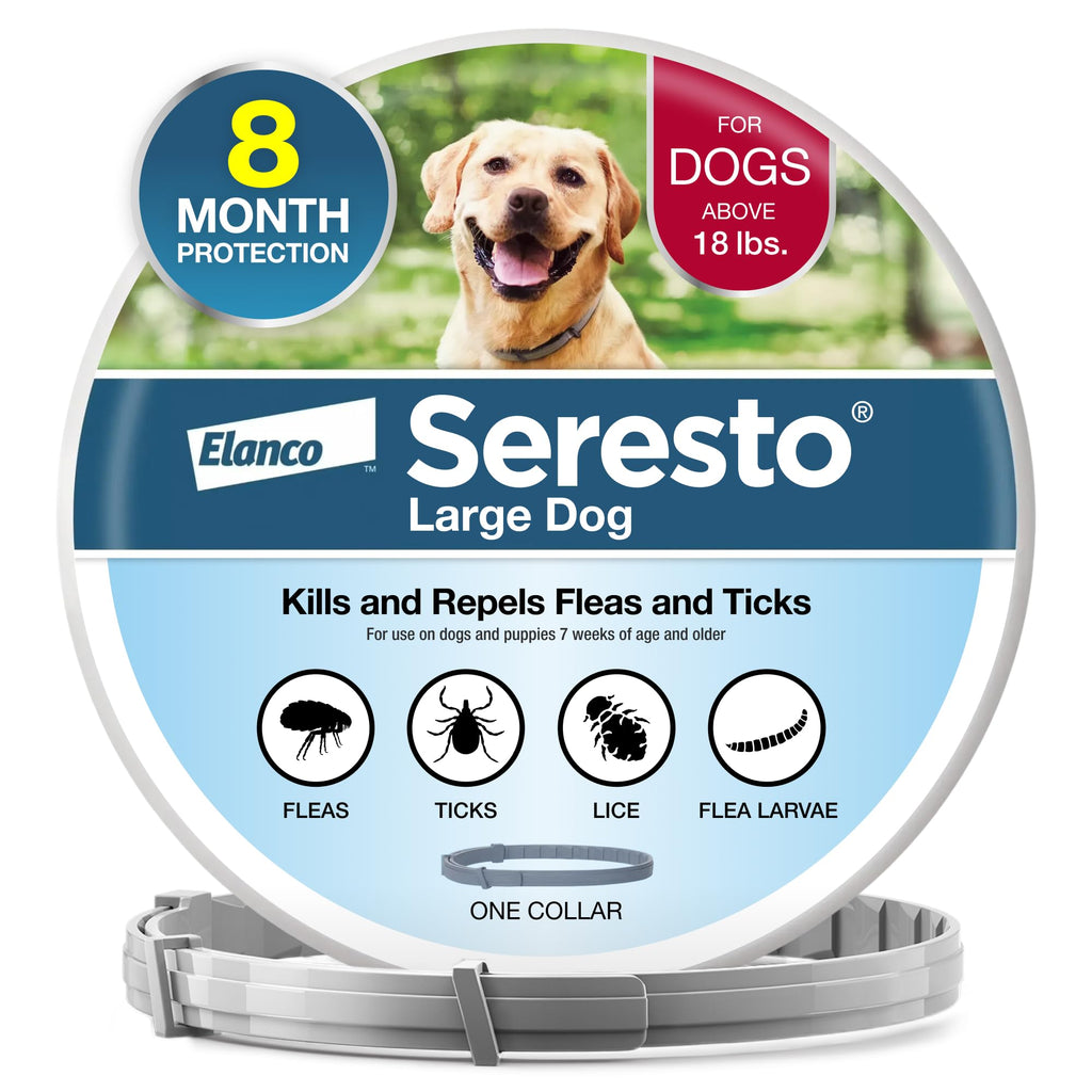 8-Month Flea & Tick Collar for Large Dogs Over 18 lbs H9898