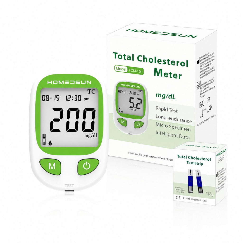 Cholesterol Monitor Kit with 20 Test Strips & Lancets V726