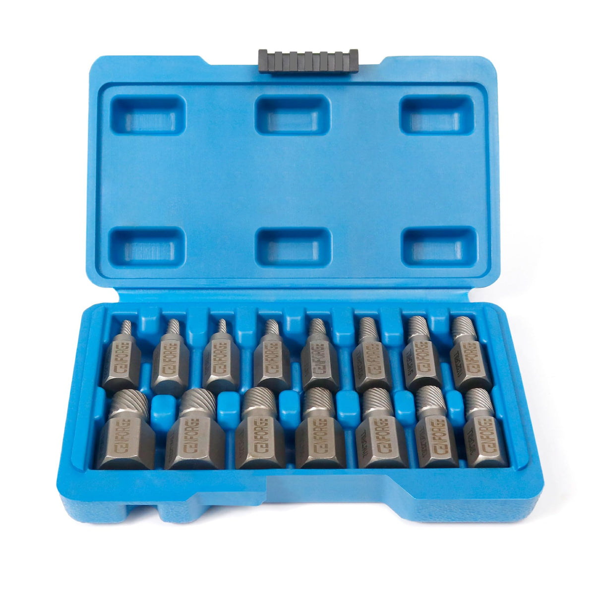 15 Pc Hex Head Screw Extractor Set Chrome Molybdenum Steel C801555