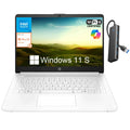 14 Inch Laptop, Intel Celeron N4500, 4GB RAM, 128GB Storage, Windows 11 S, Snowflake White J241840
