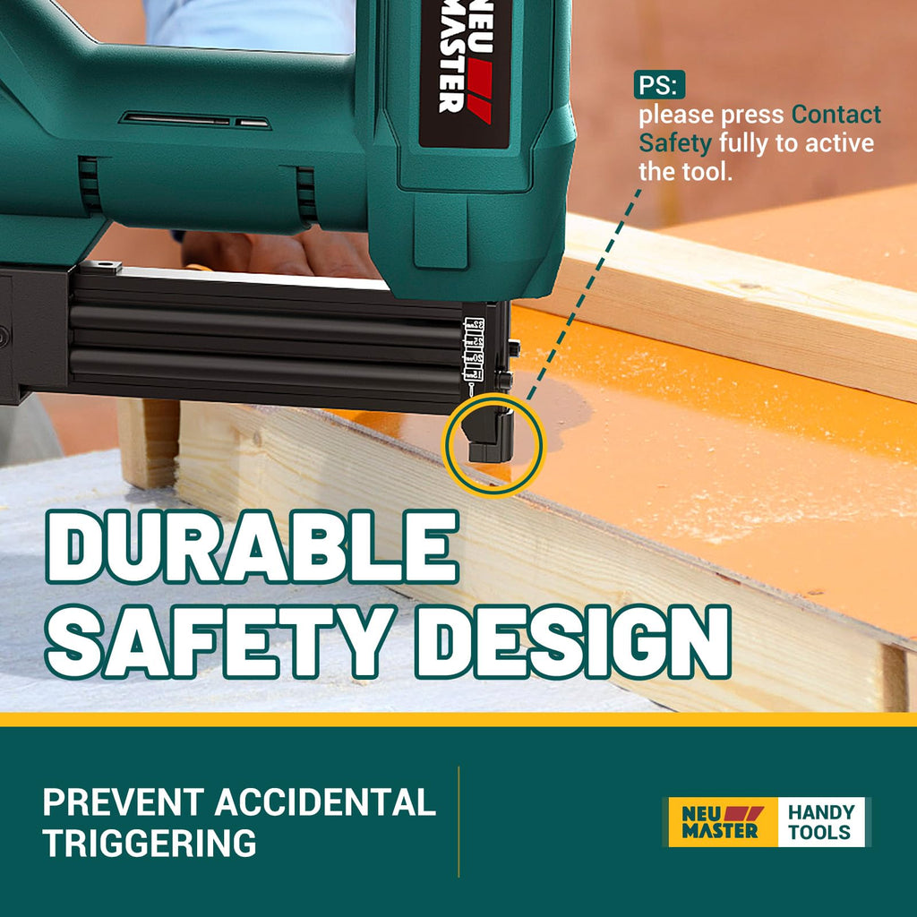 Cordless 18 Gauge 2 in 1 Brad Nailer/Staple Gun with Battery R7545