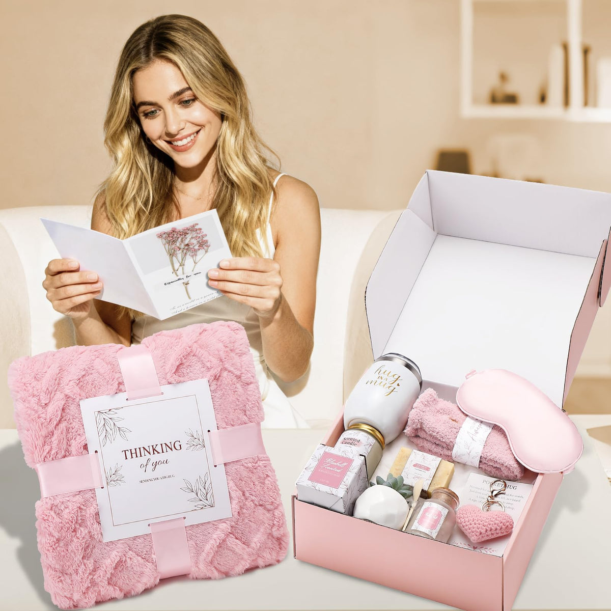 Pink Spa Care Package X3945