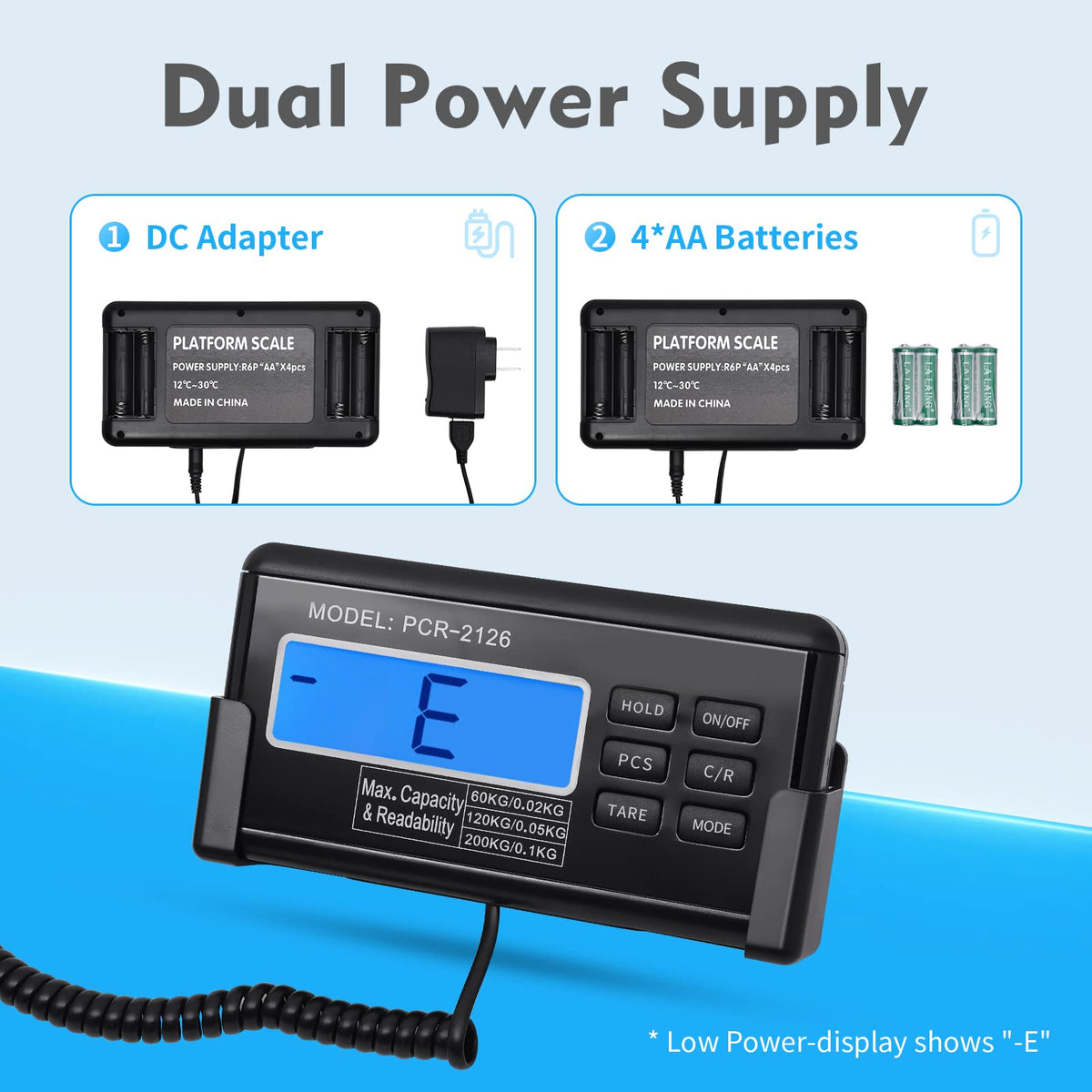 Heavy Duty Digital Livestock Scale with LCD Display Y51279