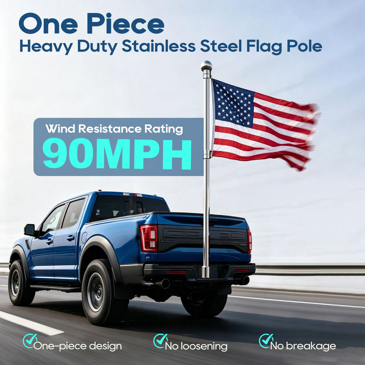 5FT One-Piece Flagpole 2-Pack I57944
