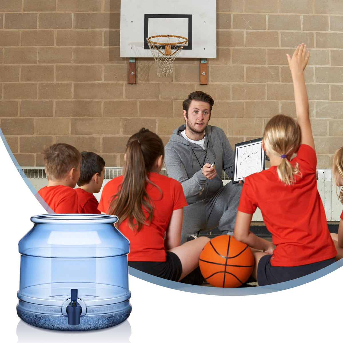 5 Gallon Water Jug Dispenser Base with Spout O394963