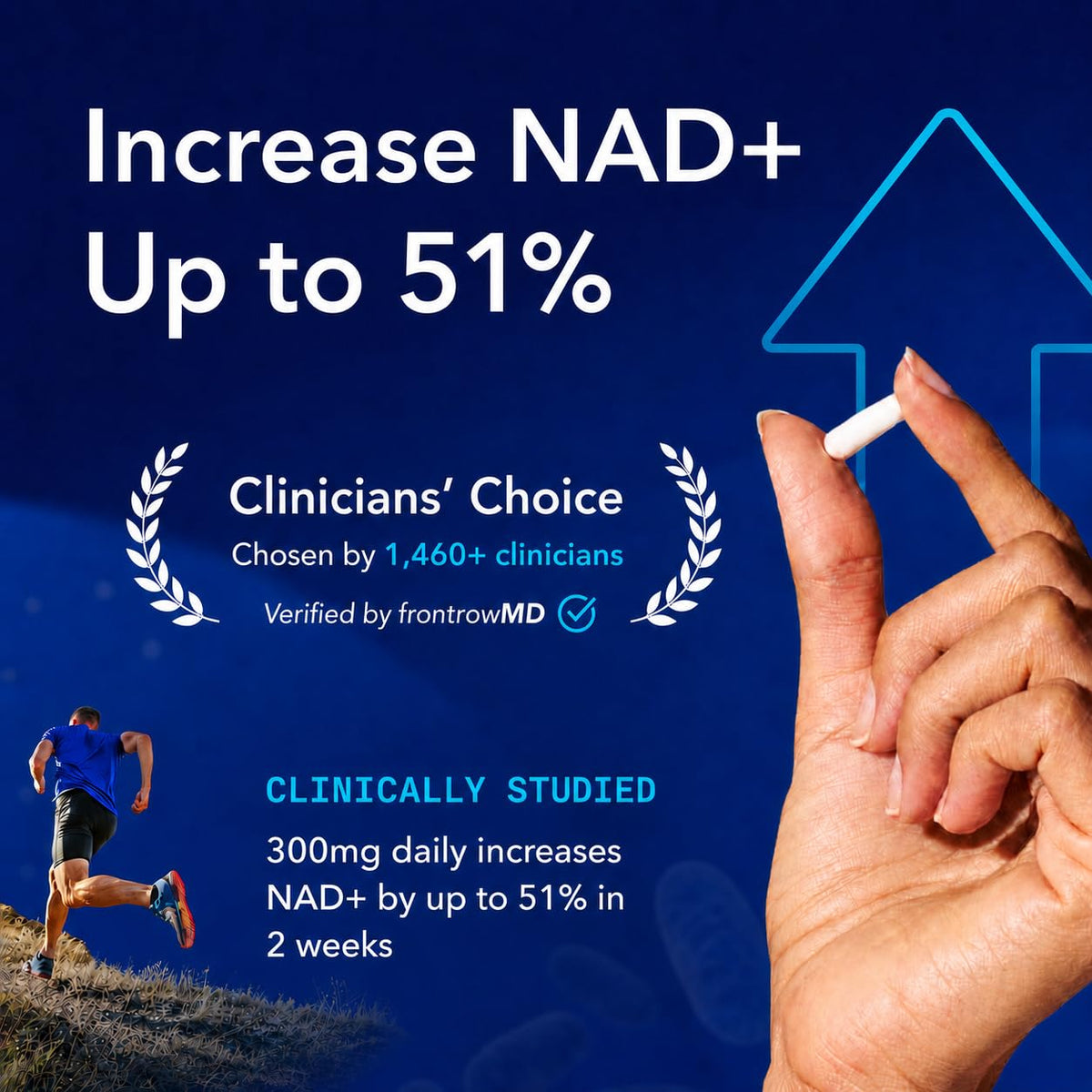 NAD+ Supplement Nicotinamide Riboside 300mg V67630