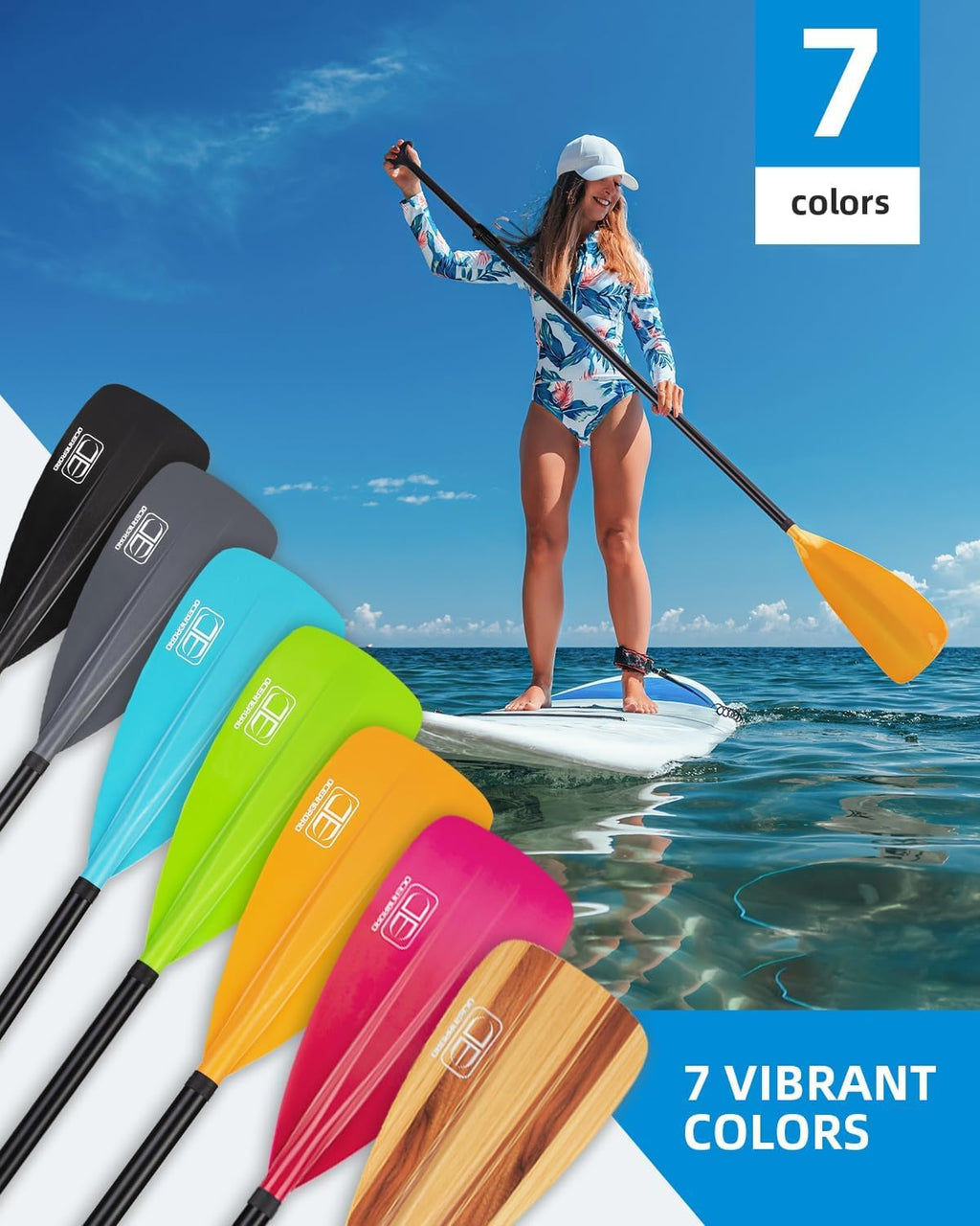 Adjustable Aluminum Alloy SUP Paddle V2401