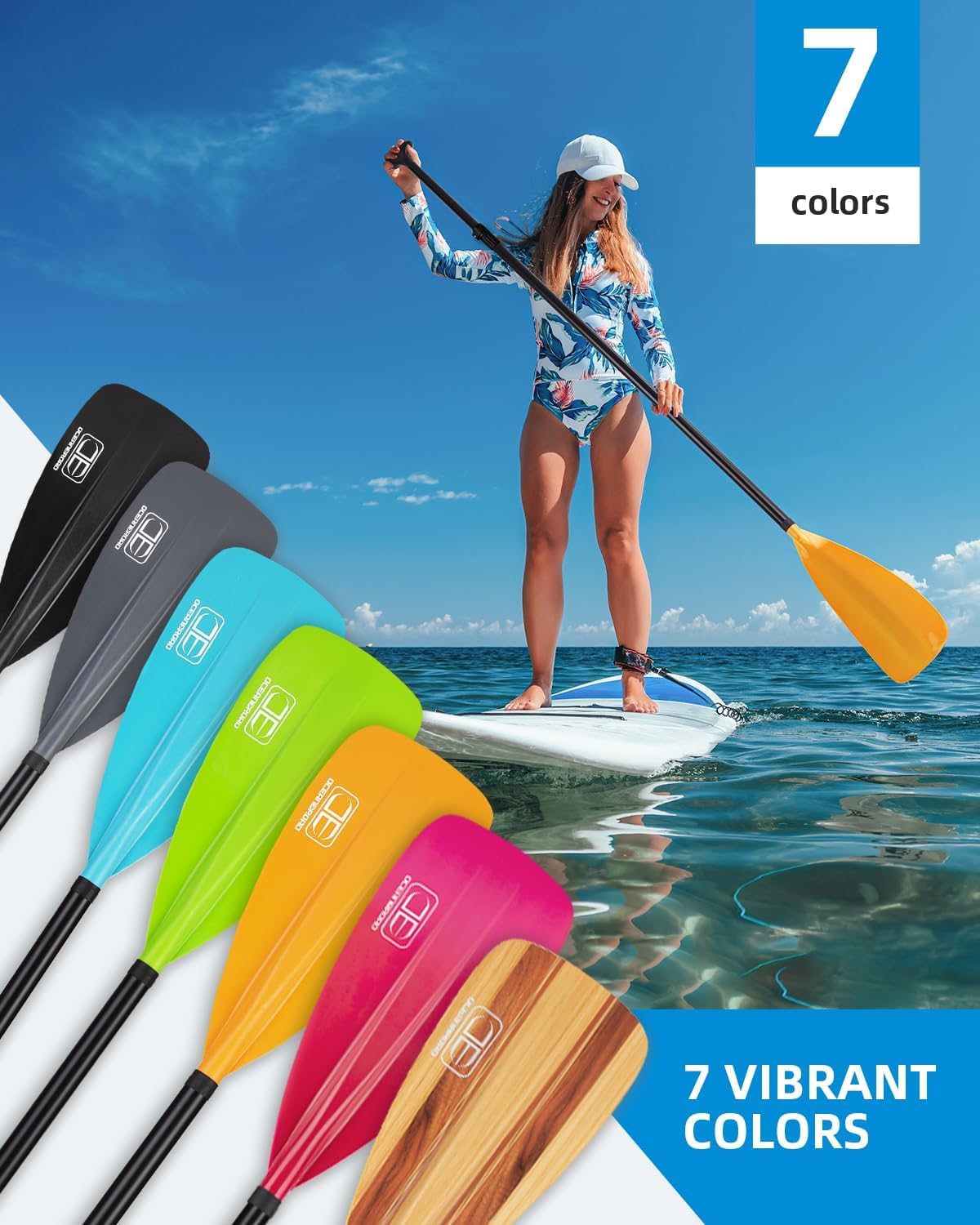 Adjustable Aluminum Alloy SUP Paddle V2401