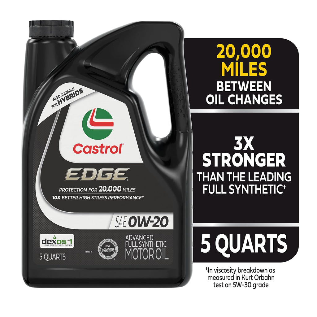 0W-20 Full Synthetic Motor Oil, 5 Quarts C118458