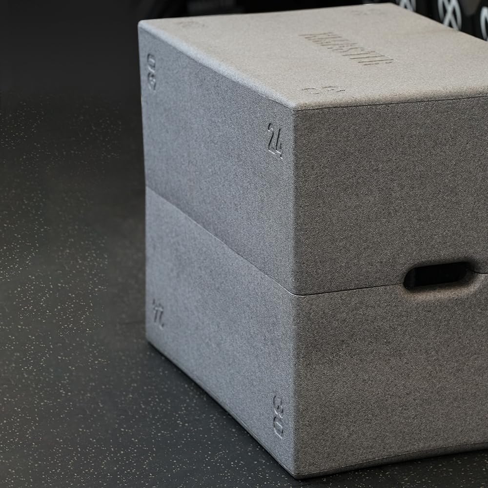 3-in-1 High-Density EPP Plyo Box 400 lb Gray R531