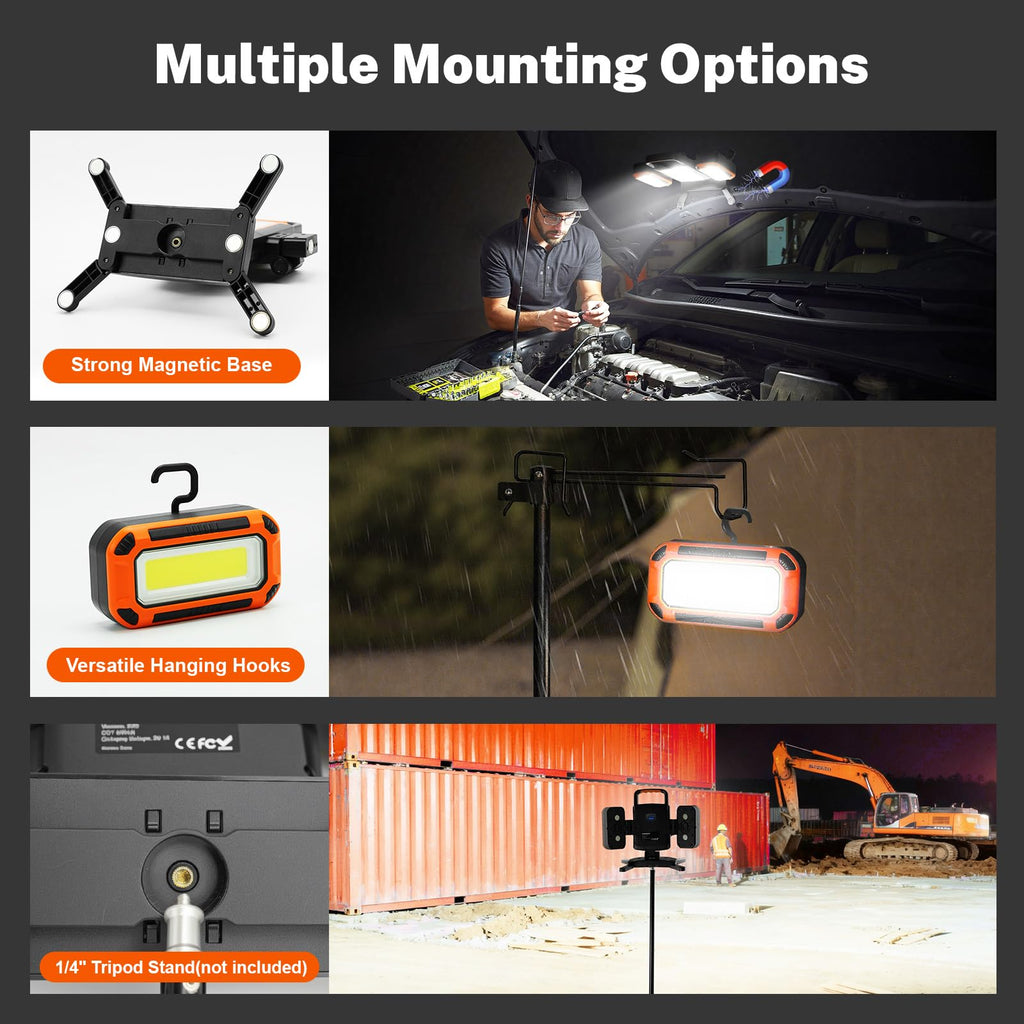 5000LM Rechargeable Magnetic Work Light D995