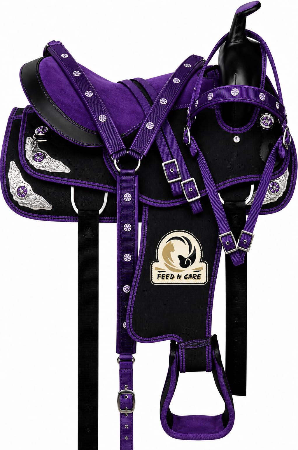 Lightweight Synthetic Horse Saddle Y8663