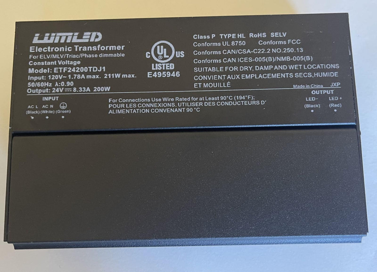 200W 24V Dimmable LED Transformer Q551