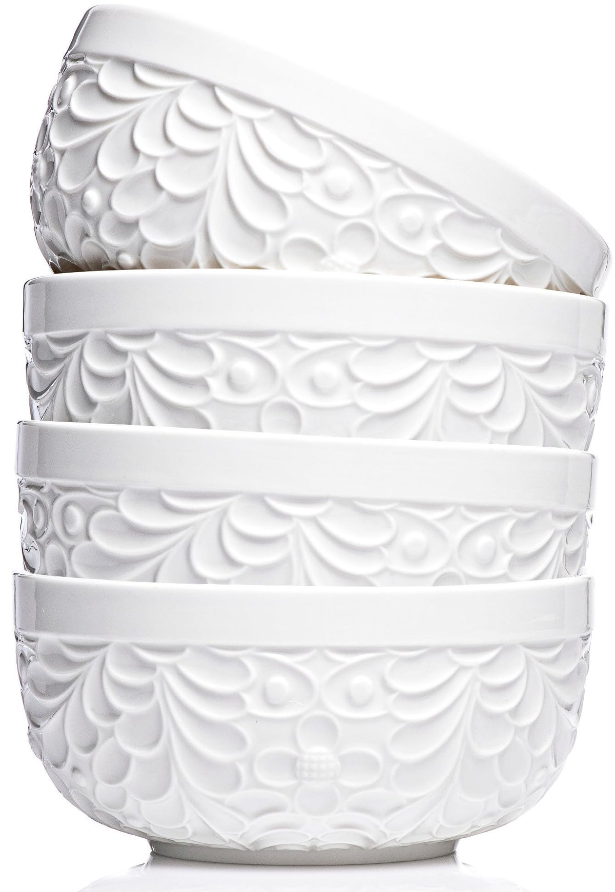 22 Oz Ceramic Bowls Set of 4 V614