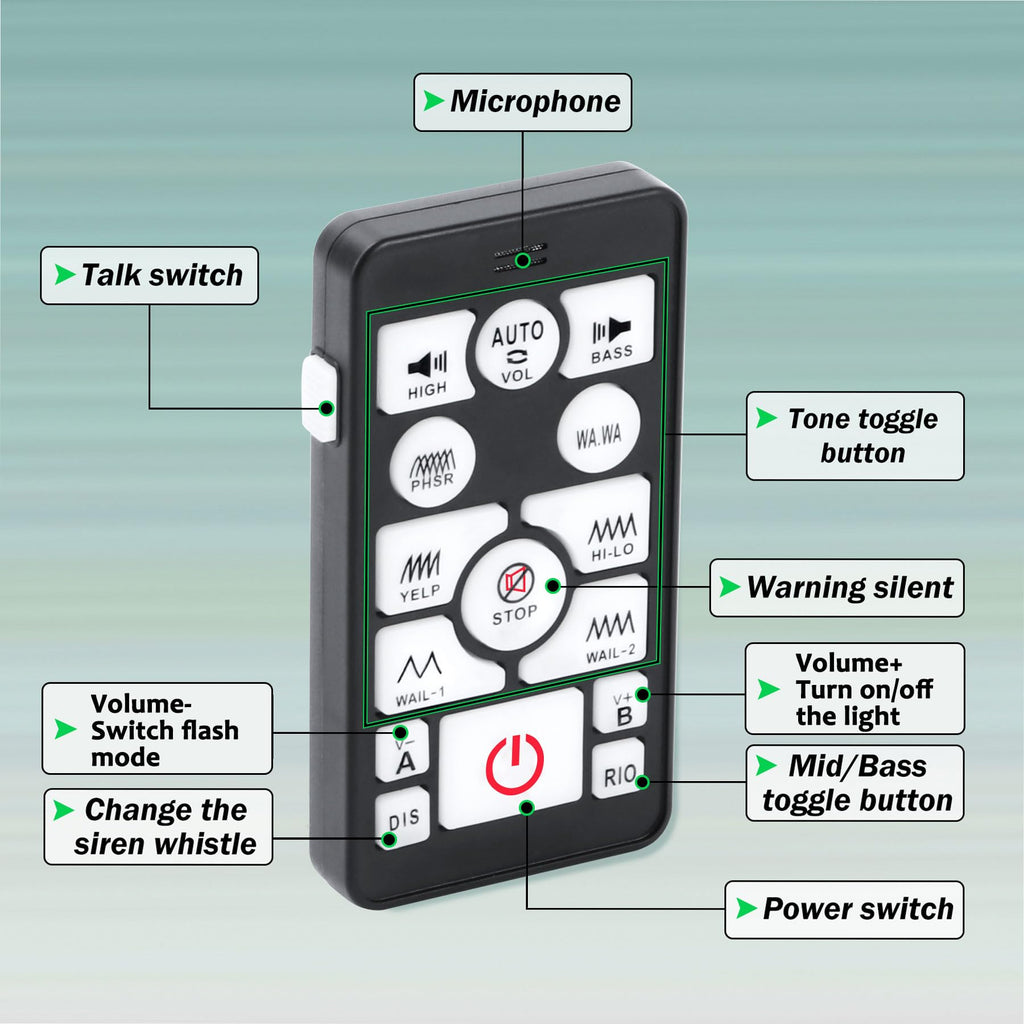 Emergency Siren Pa System Y9357