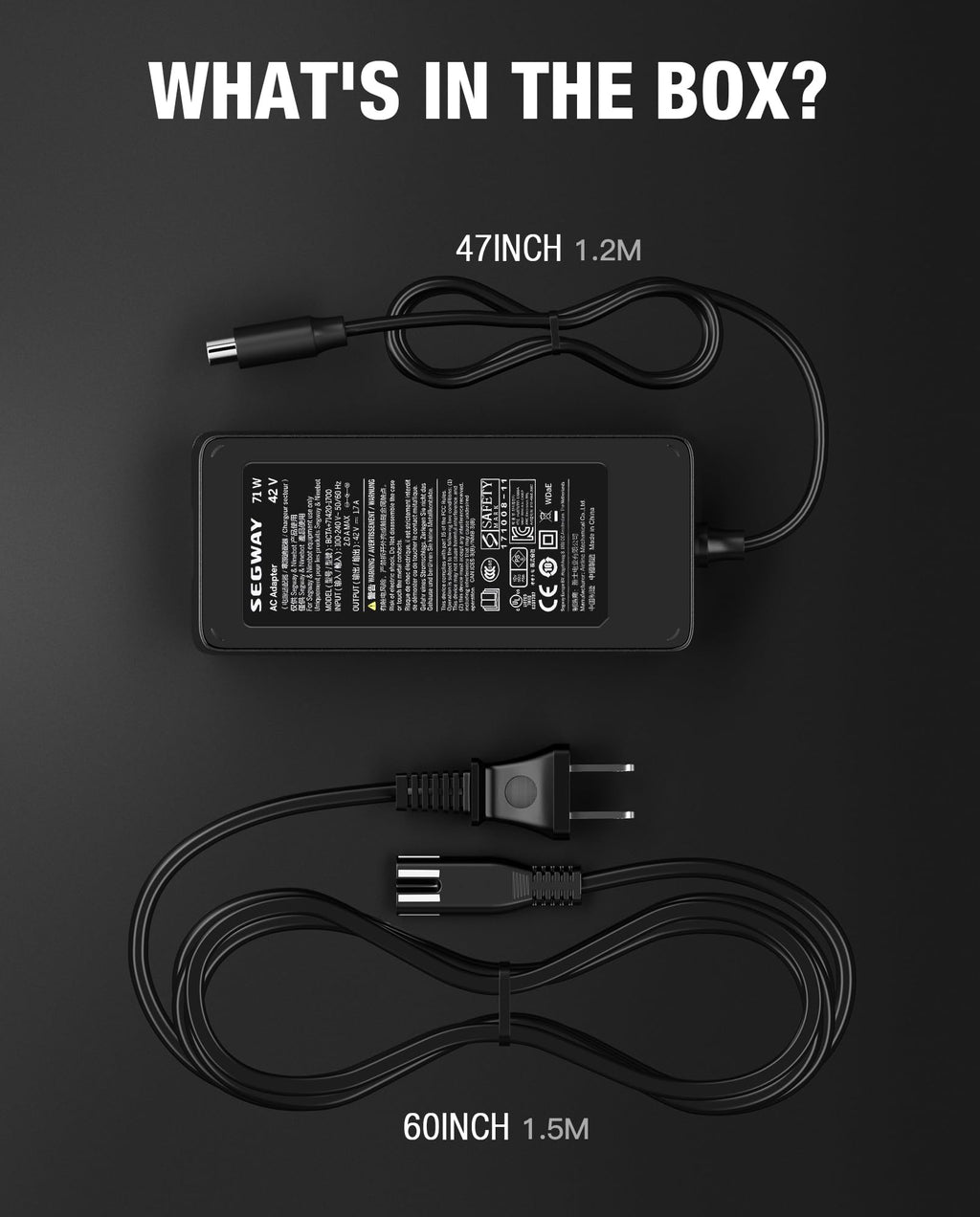 42V 1.7A Charger Power Adapter O77660