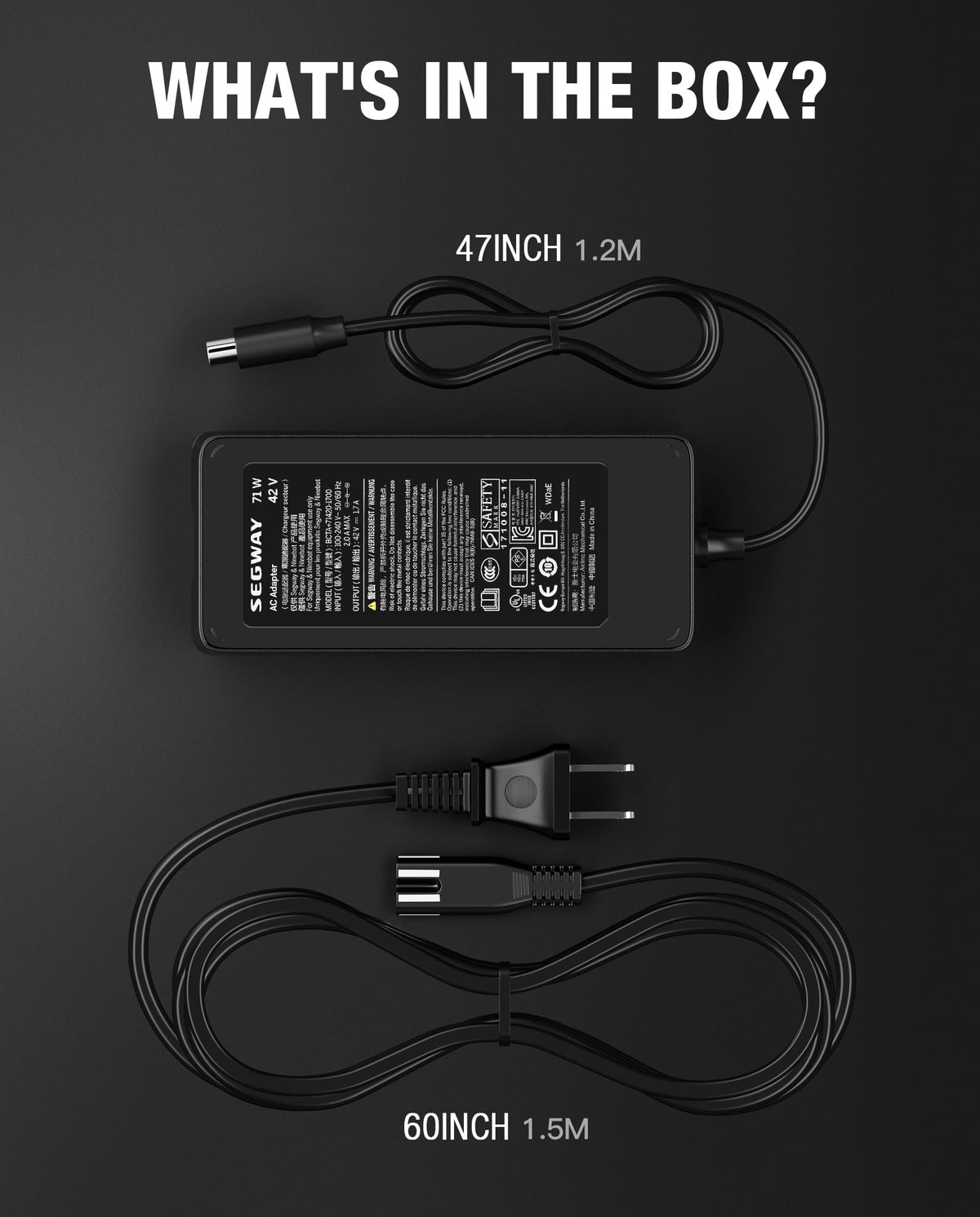 42V 1.7A Charger Power Adapter O77660
