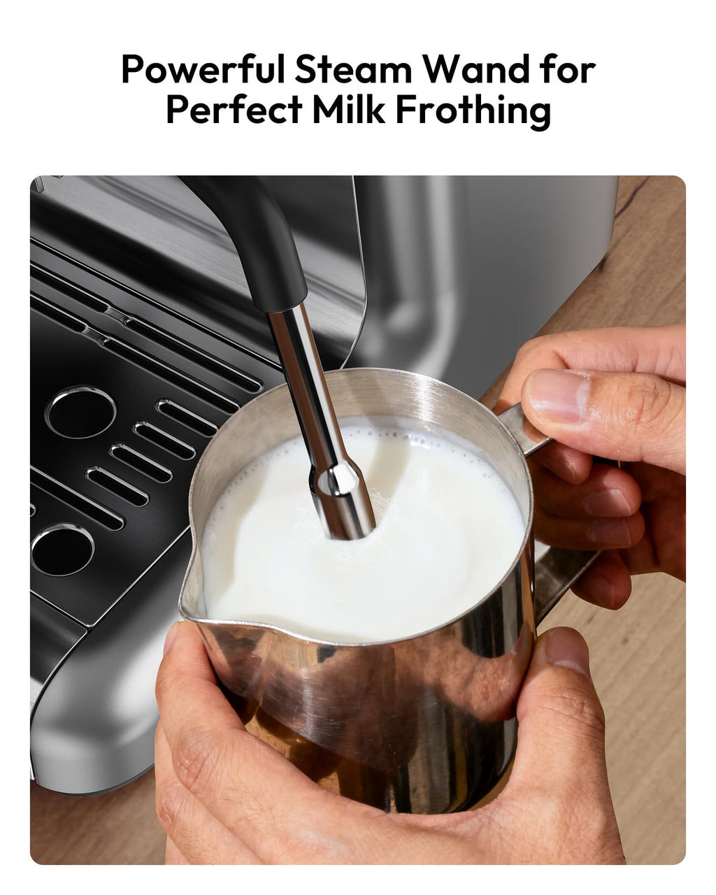 Espresso Machine with Grinder and Milk Frother J528