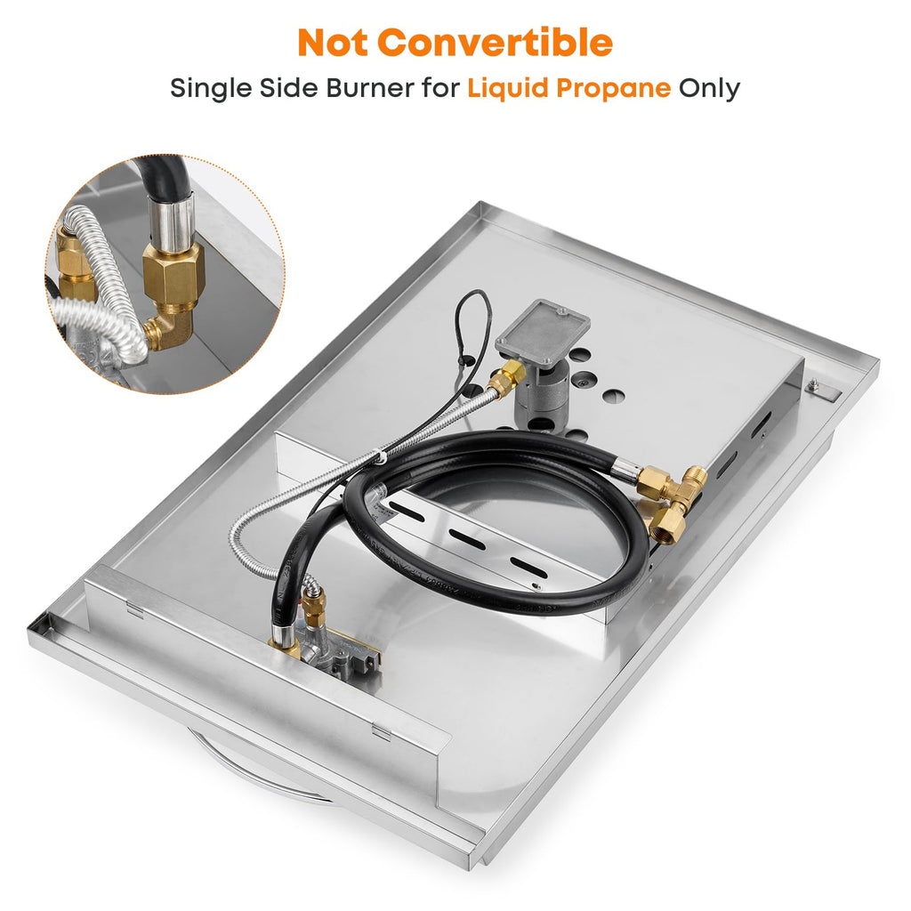 Built-In Propane Gas Side Burner Y331534