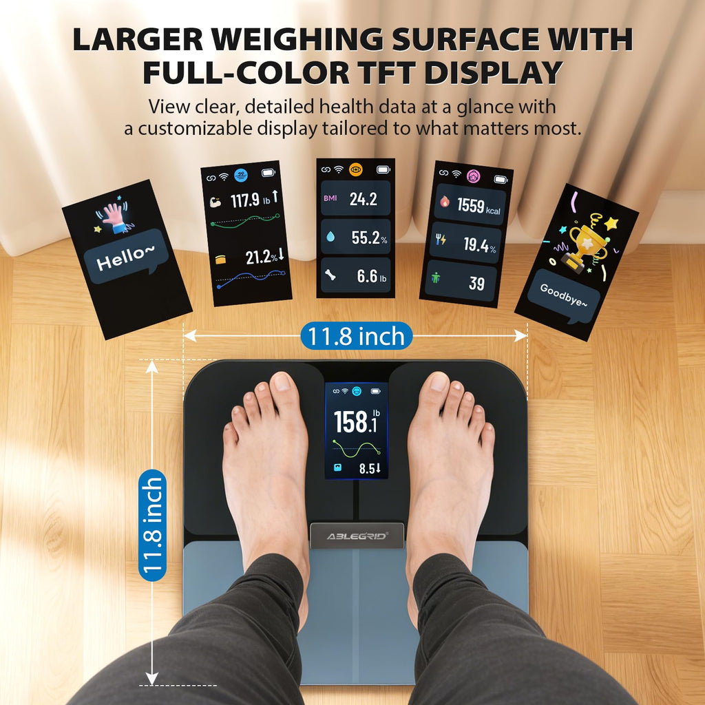 WiFi Smart Bathroom Scale 500 lb D963